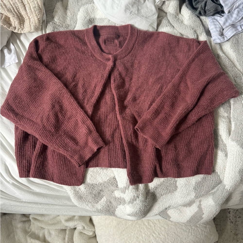 Daily Drills Single button long sleeve sweater